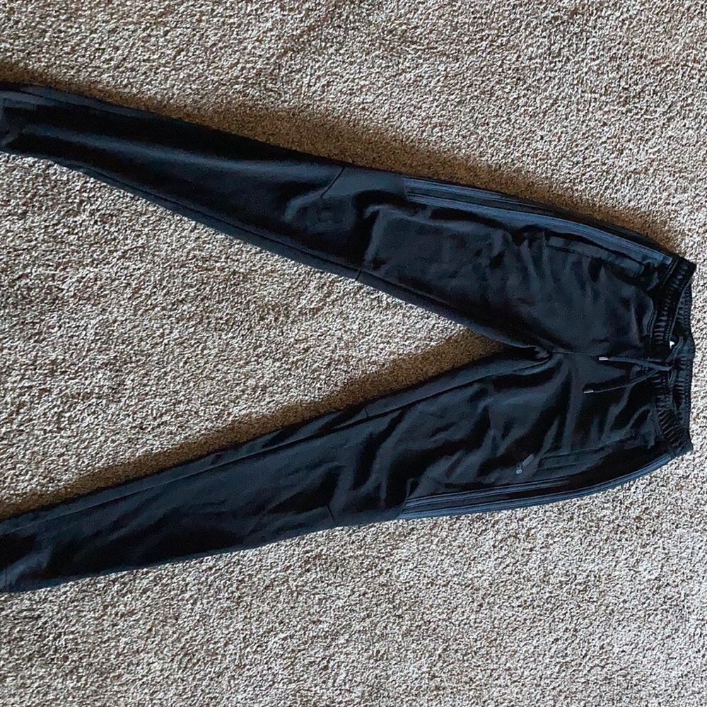 Black adidas soccer pants . Size 2XS